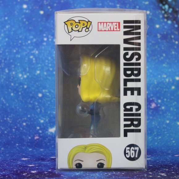 Funko POP! Marvel Fantastic Four Invisible Girl (Translucent) #567 Spec Edition - Picture 2 of 6